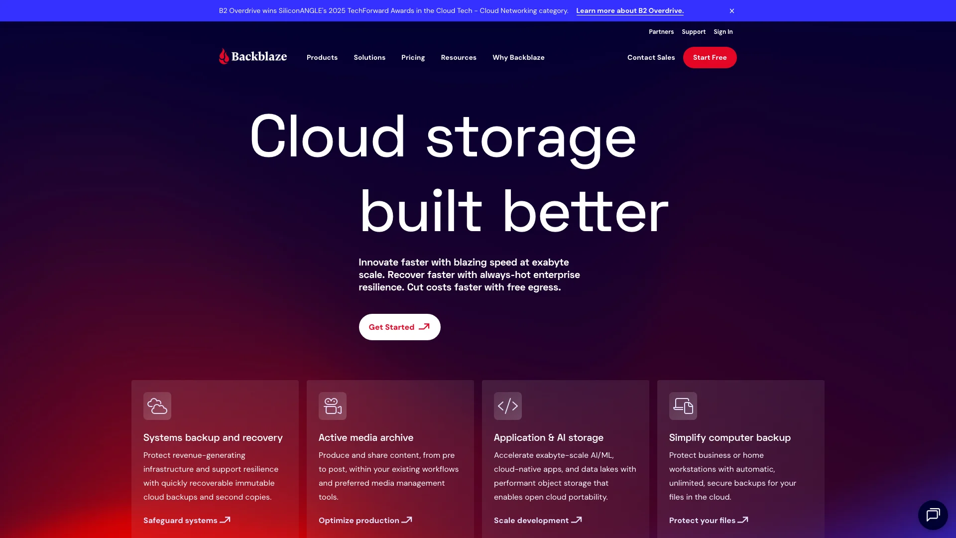 Backblaze Desktop View