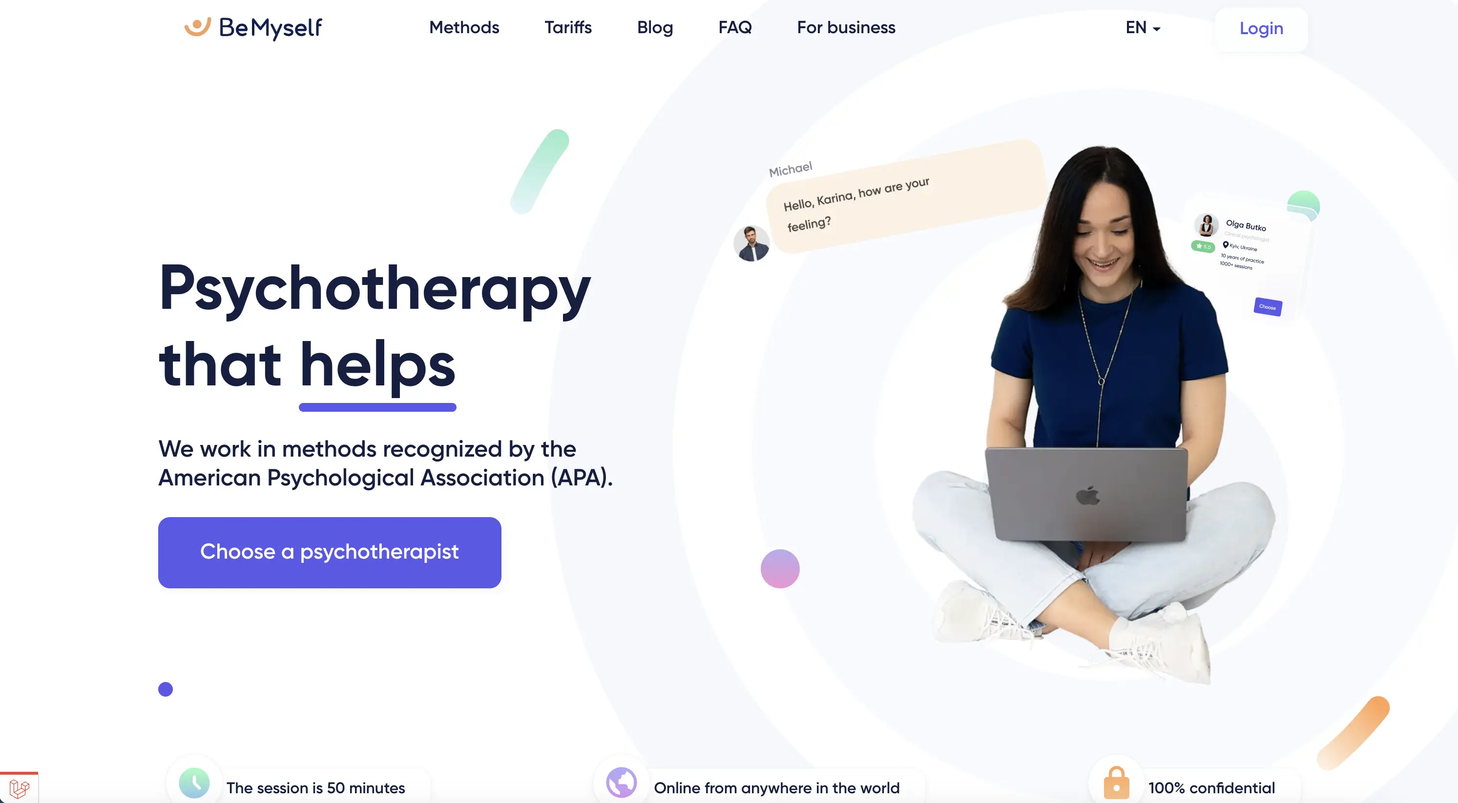 BeMyself Platform Home