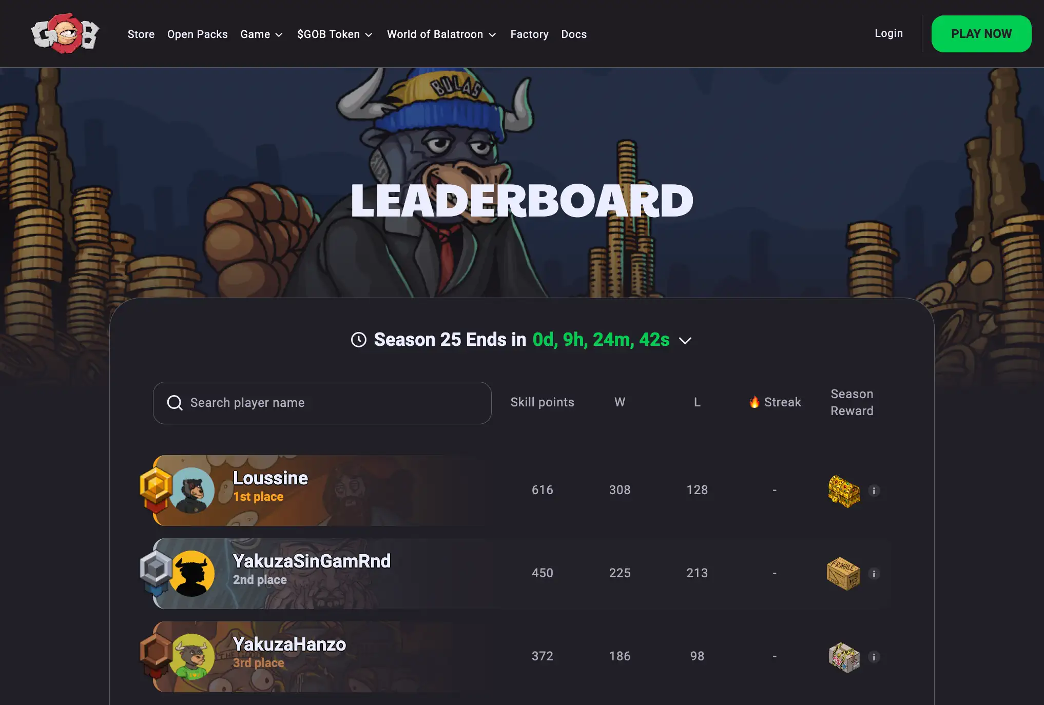 Goons of Balatroon Desktop View